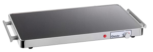 Warmhalteplatte "Bartscher" 230V, 150 Watt, 566 x 345cm, Glas