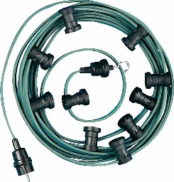 Lichterkette 230V ,20m, 20 Glühlampen á 25W, verlängerbar