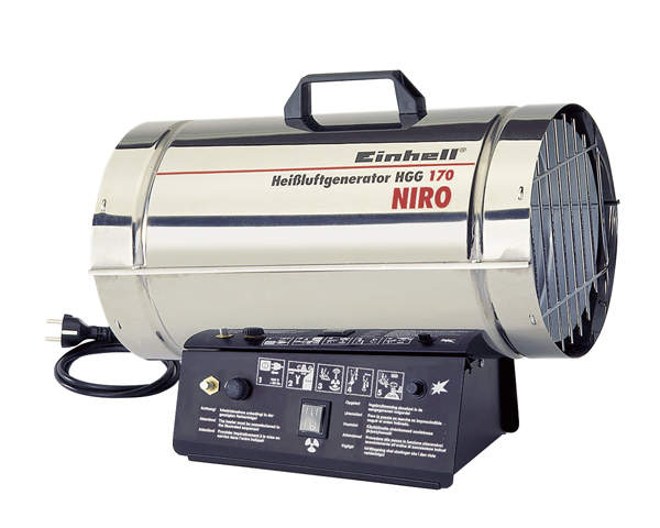 Gas-Heizkanone, Chrom, 40Kw