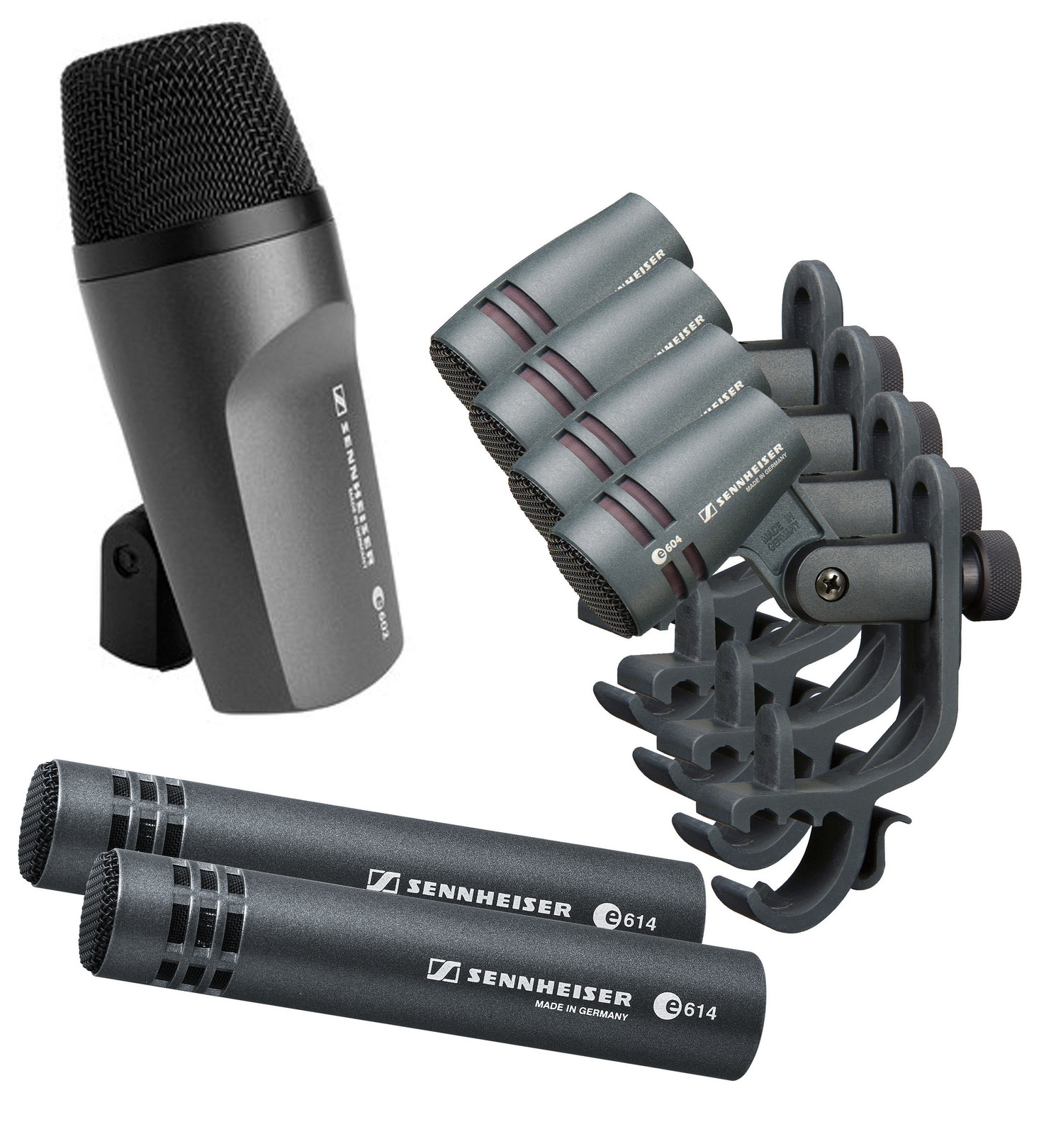 Sennheiser kpl. Drum-Mikro Set,  E-Serie
