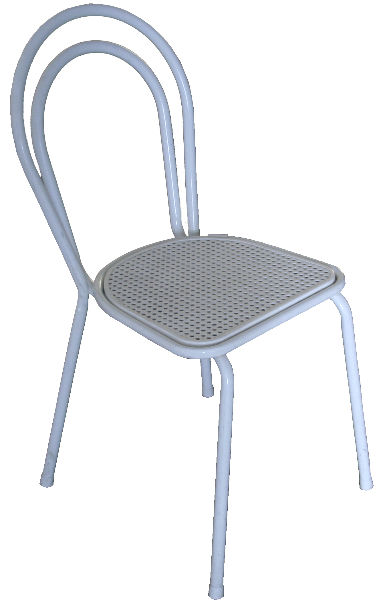 Bistrostuhl "Paris" Stahlrohrgestell, weiß