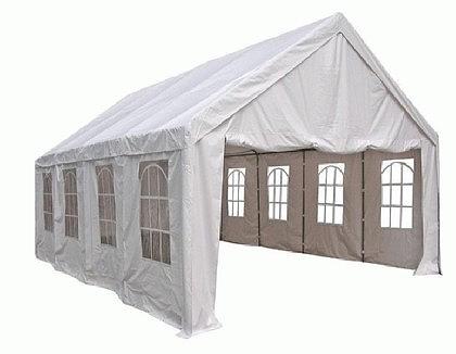 Festzelt 4 x 12m, inkl. Fußboden, Auf-, Abbau