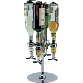 Flaschendispenser, mit Stativ "Barbutler" 6-fach