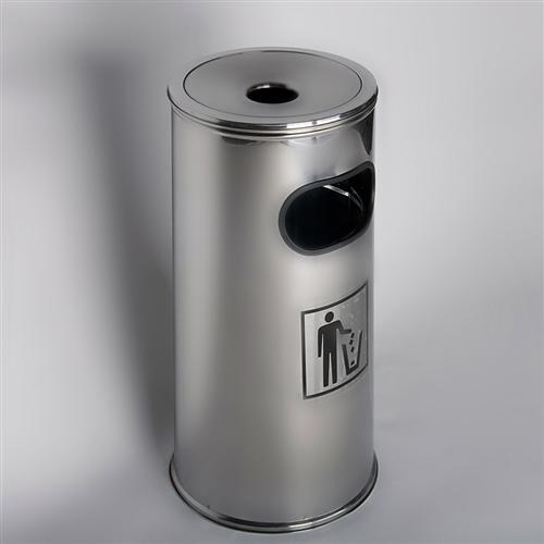 Standascher, mit Abfallfach aus Edelstahl