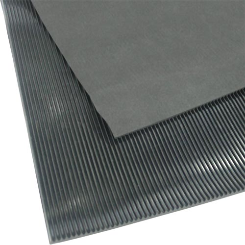 Gummi-Feinriefen Matte, 1,20 x 10m