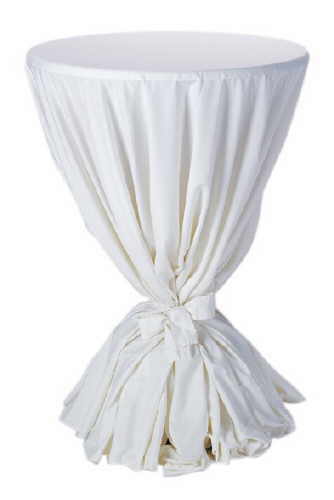 Stehtischhusse "Sissy" mit Schleife