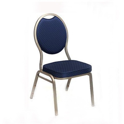 Bankettstuhl, Konferenzstuhl "Hawaii" , blau gepolstert