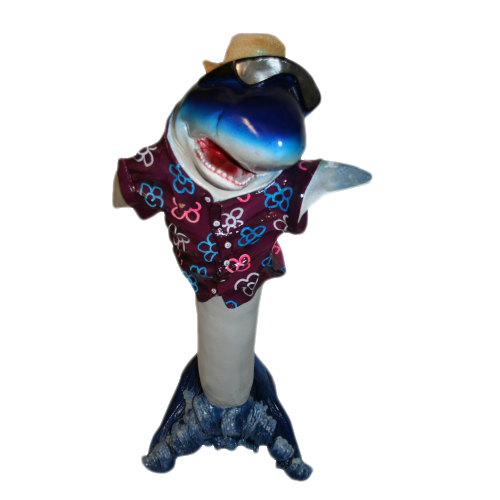 Haifisch Dekofigur "Beach-Hai"  Standfigur
