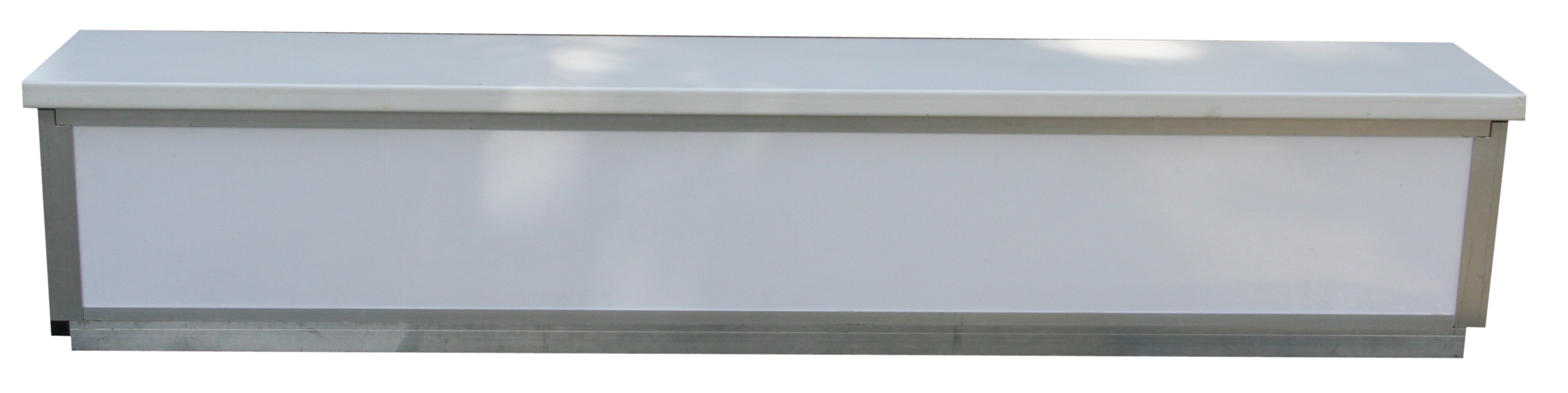 Aufsatz für Acryltheke Mod. "Zoom-Bar" 40cm - 204cm