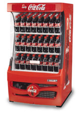 Kühlschrank "Cola-Kiosk" offen, 230V
