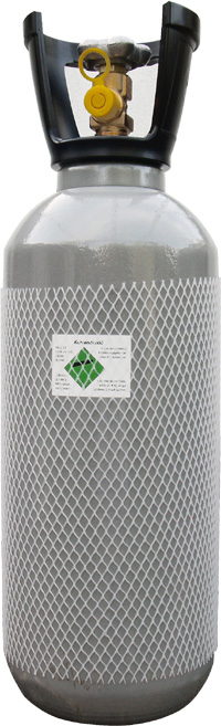 CO2 Flasche,  Abrechnung pro Liter