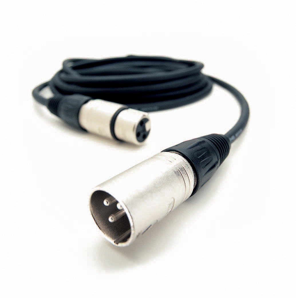 XLR Kabel, 3 Pol., 5 Meter (Farbcode grün)