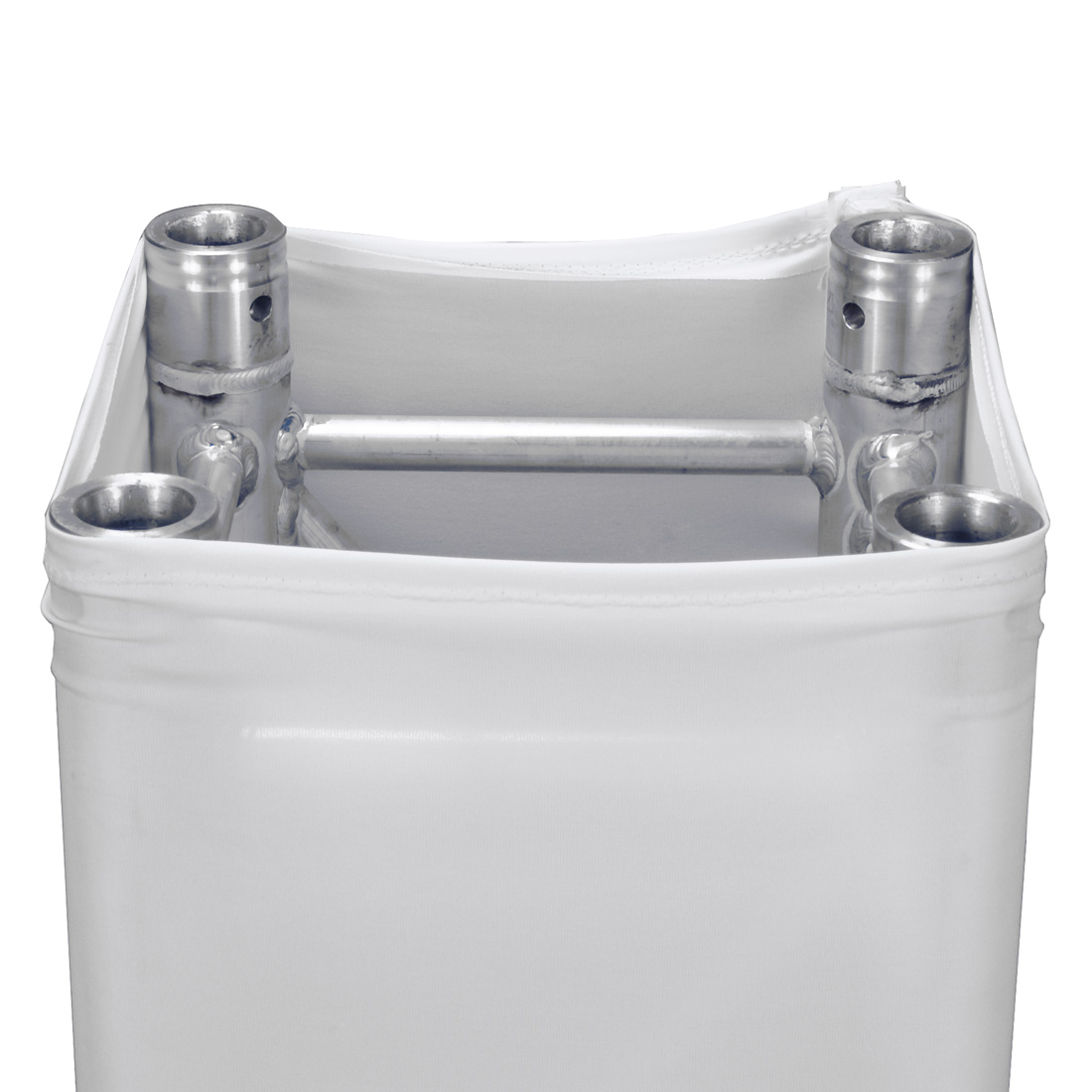 Traversenhusse, "weiß" Stretch, 2m, mit Klettverschluß