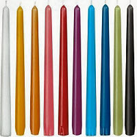 Tafelkerzen, 30Stück, div. Farben