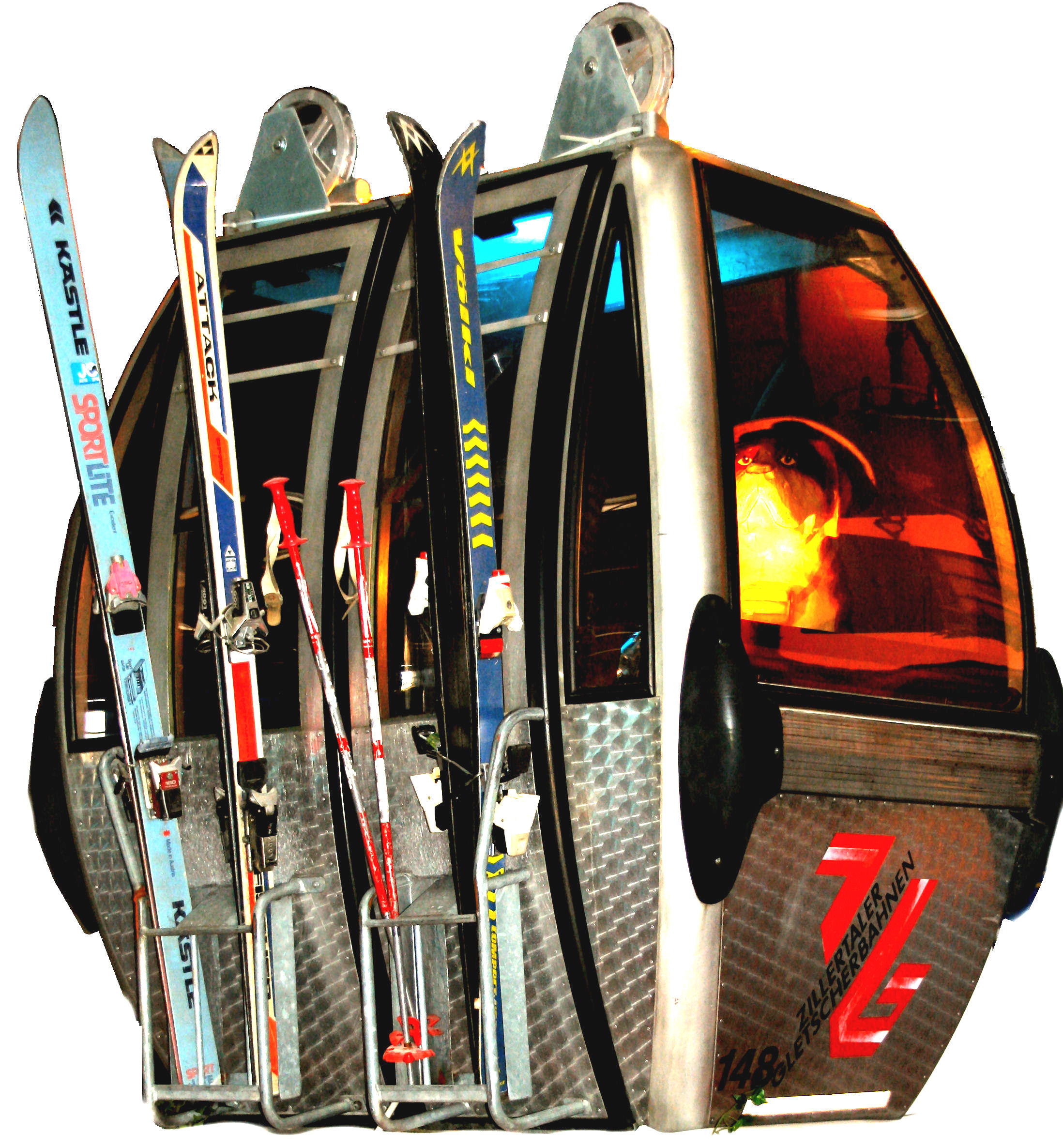 Skigondel als Fotobox inkl. kpl. Technik und 700 Fotos á 10 x 15