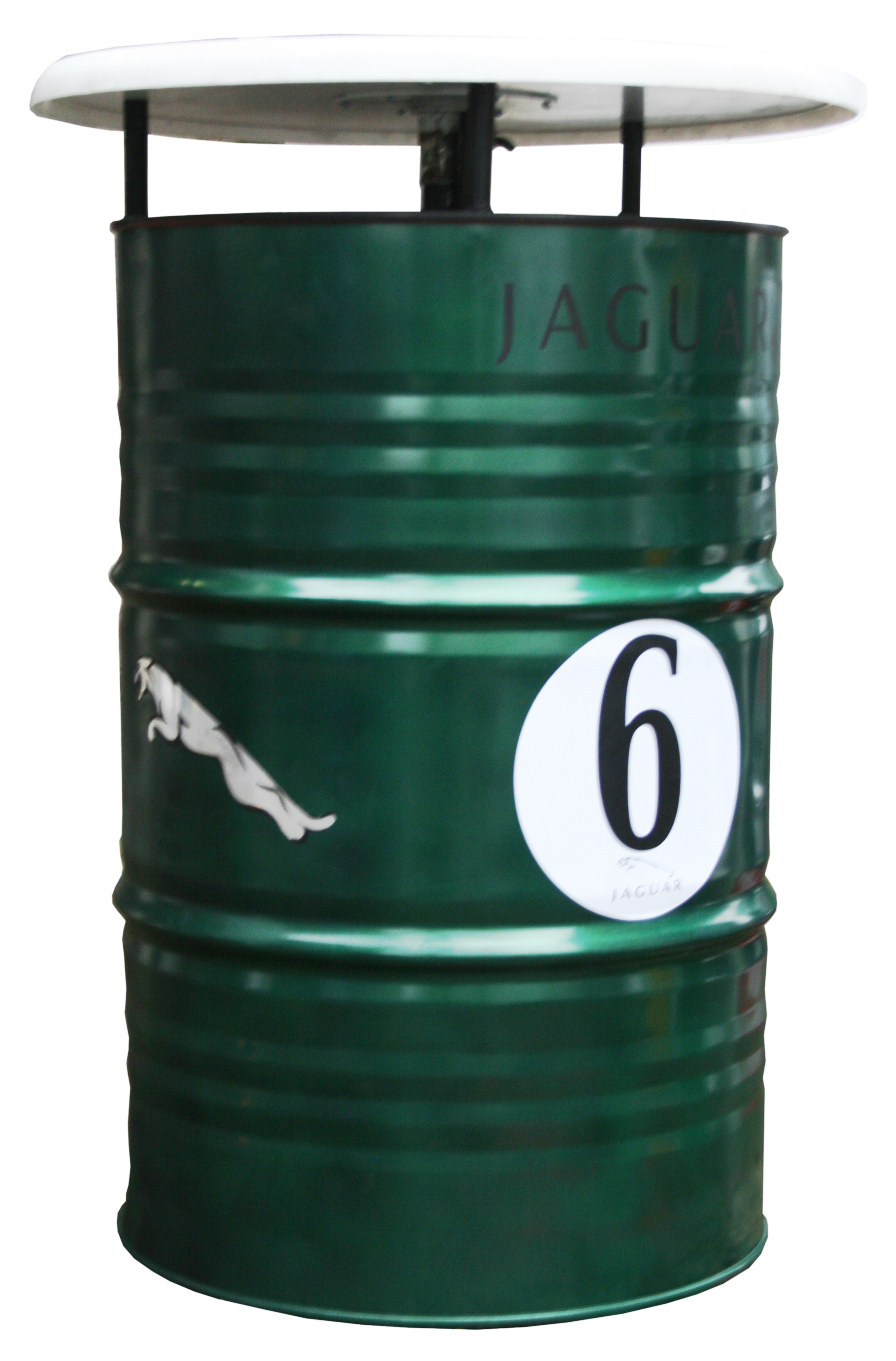 Stehtisch "Barrel" Ölfass/h 100cm,Platte 70cm, Jaguar