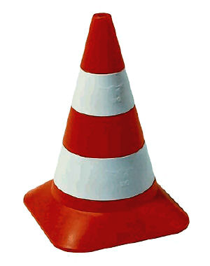 Verkerhrskegel "Pylon" stapelbar, Kunststoff 