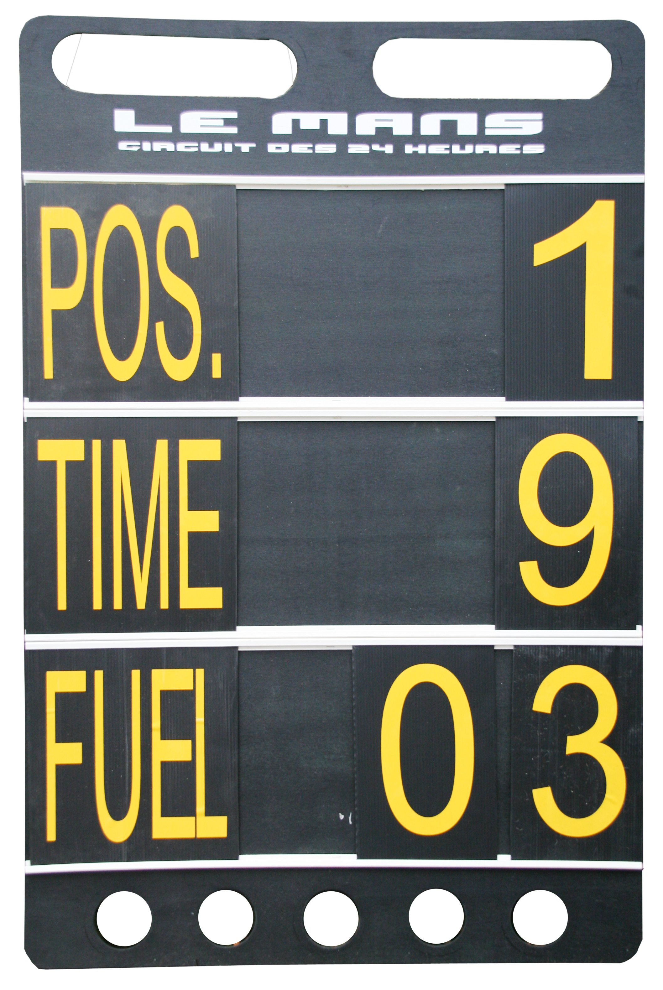 Boxentafel "Le Mans" 80 x 1,20 mit Schriftsatz