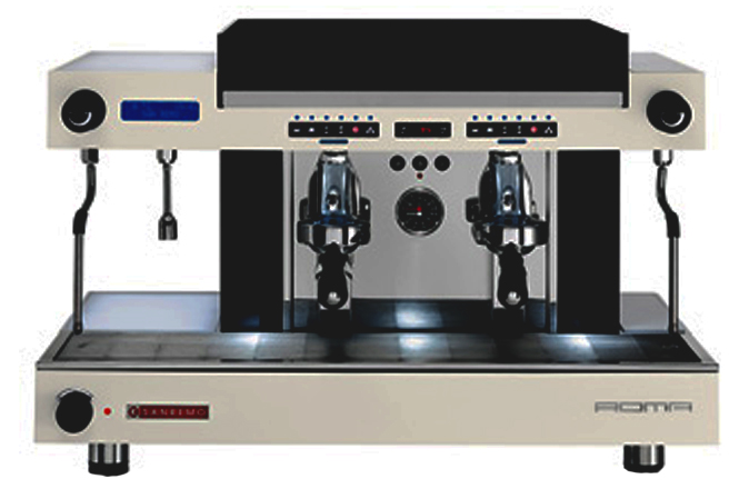 Espressomaschinen  Sanremo, Roma 2-gruppig