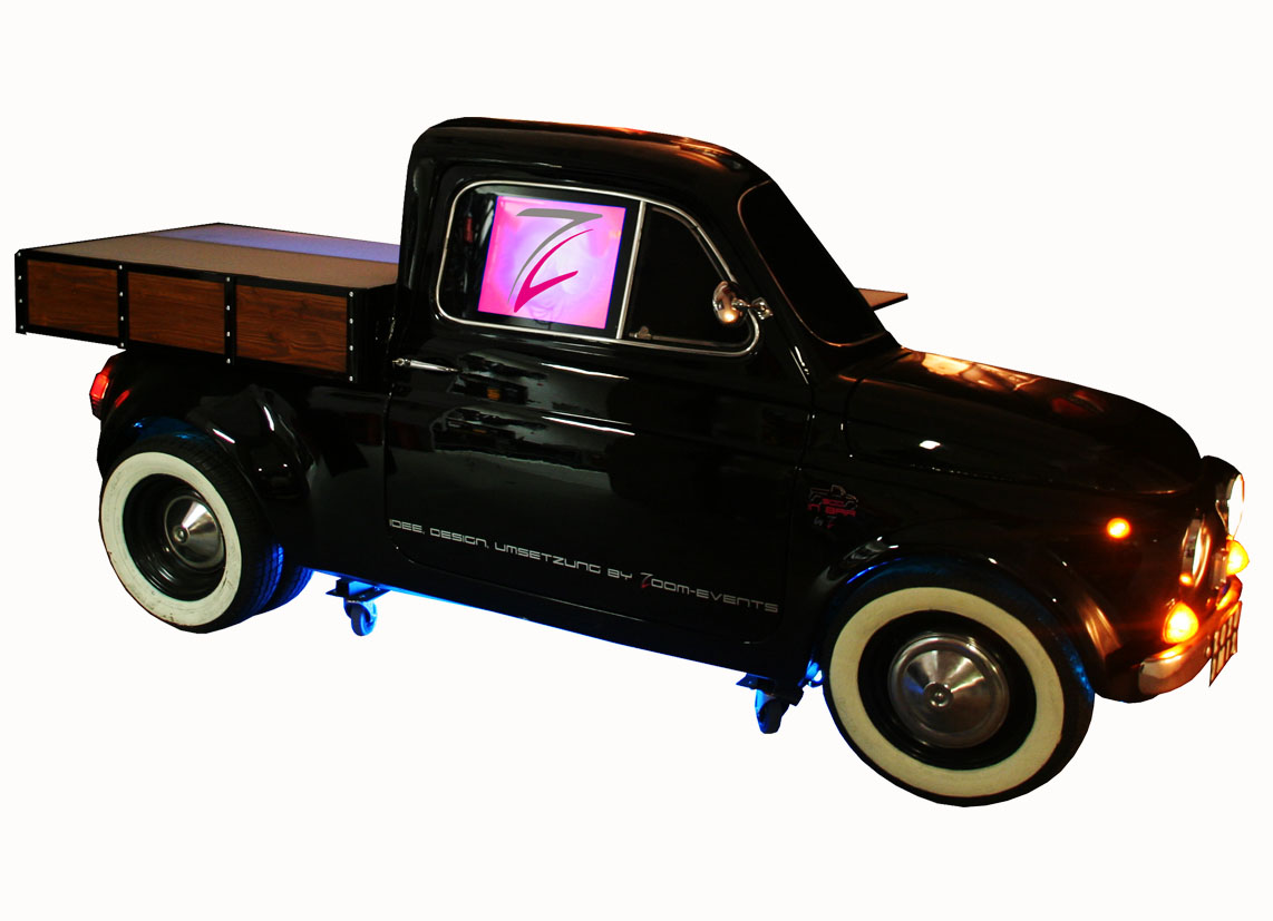 Showcar Bar  Fiat "500 in Bar"  2,80 x 0,80m