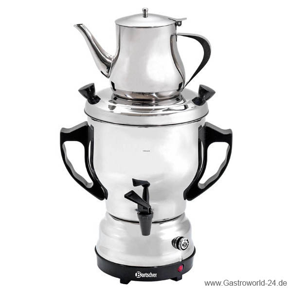 Samowar Edelstahl, 230V, 1,5Kw 3,0Liter