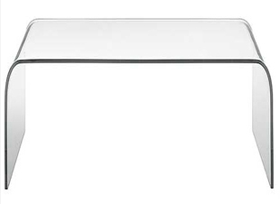 Loungetisch "Pure" 60cm, 4-eckig, 40cm höhe, transparent