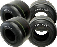 Cart- Reifen "Semi-slick" gebraucht, ohne Felge (nur zur DEKO)