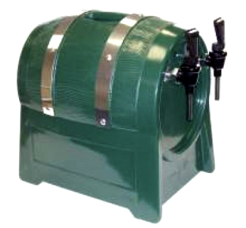 Glühwein- Durchlauferhitzer in Fassform