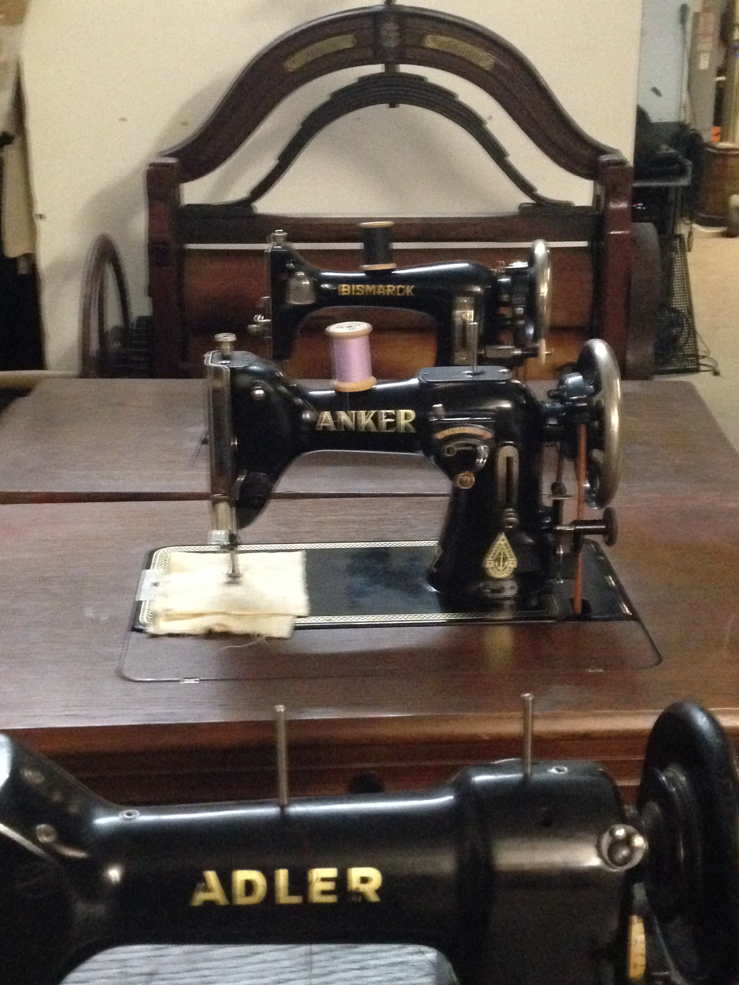 Nähmaschine" Anno Dazumal", diverse Fabrikate, Originale Rarität