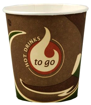 Kaffeebecher  "to go" Pappe  0,2l 100Stk.