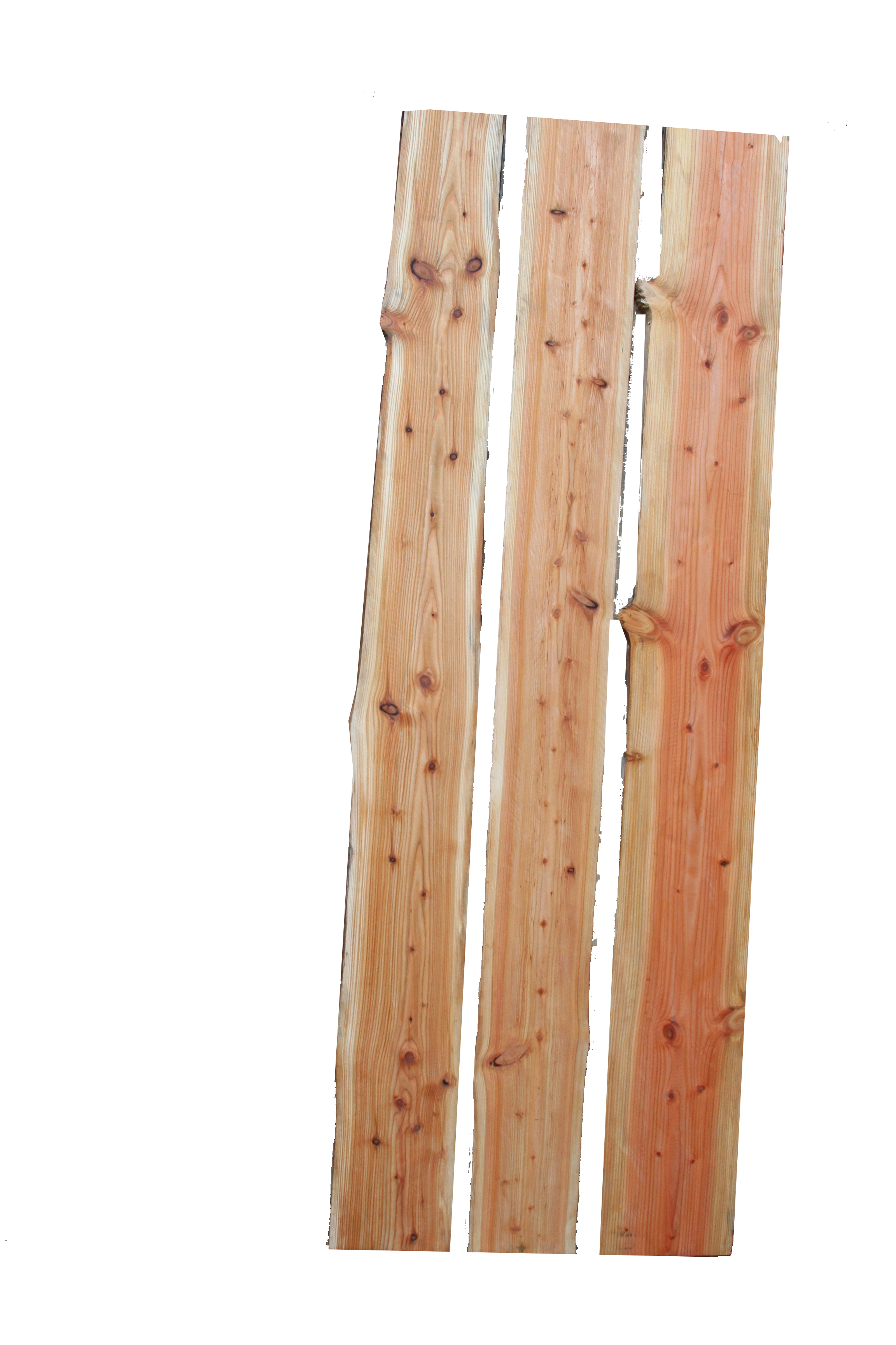 Stellwand "Rustikal"  ( Schwartenbretter)  H2,30 x B0,8-1,0m (Lärchenholz)